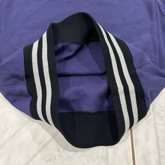 NWT Champion Reverse Weave Mens Pullover Sweater Medium Purple Sporty Streetwear - Picture 10 of 10